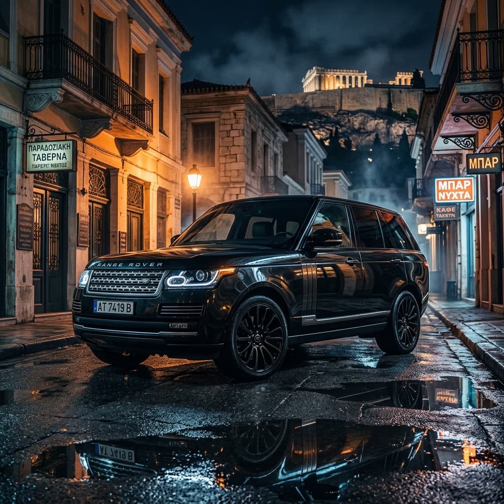 Range Rover luxury SUV — private tour vehicle Greece